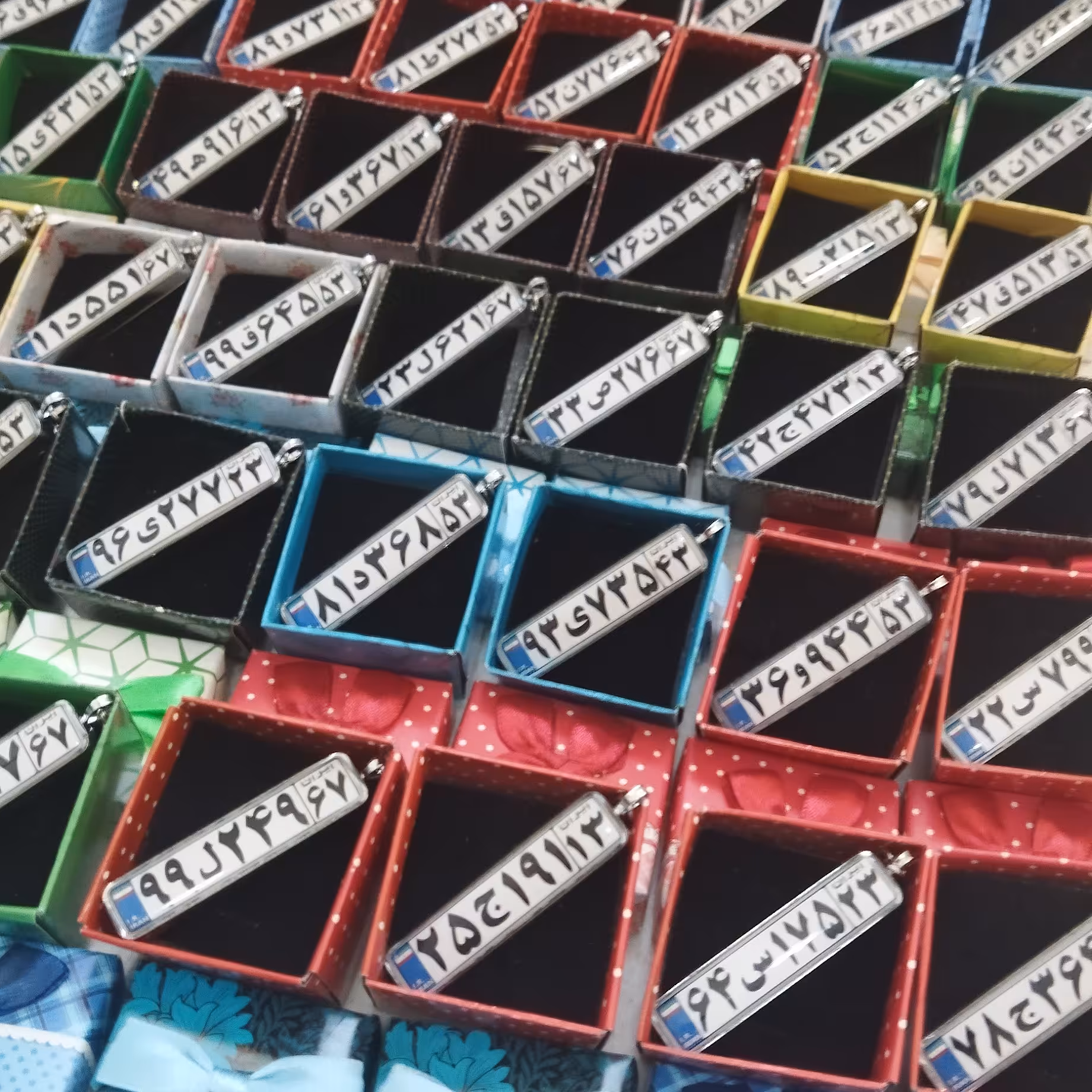 سرکلیدی طرح پلاک خودرو 2رو 