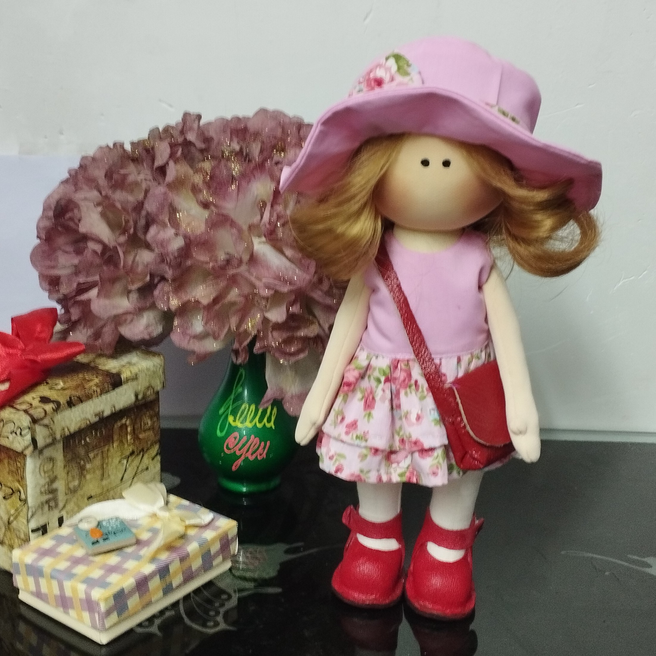 عروسک روسی دختر 25 سانت