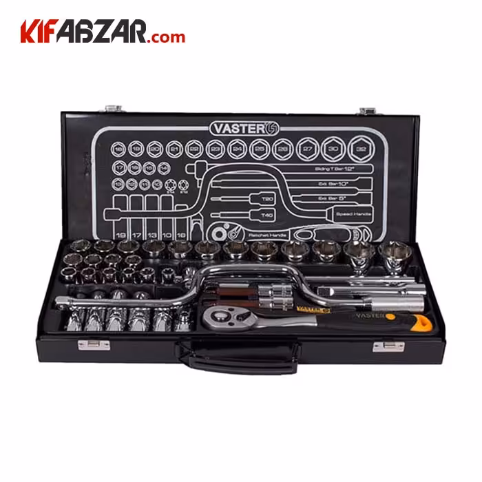 جعبه بکس 1/2 اینچ 35 پارچه واستر