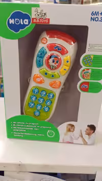 اسباب بازی کنترل تلویزیون موزیکال و چراغدار جدید هالی تویز     hola