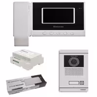 پکیج کامل آیفون تصویری یک واحد سیماران مدل HS43 بدون حافظه با پنل یک واحد فرداد