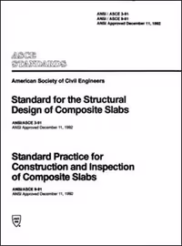 󾕇 ASCE, Standard for the Structural Design of Composite Slabs, 1992 - دانلود کتاب های دانشگاهی