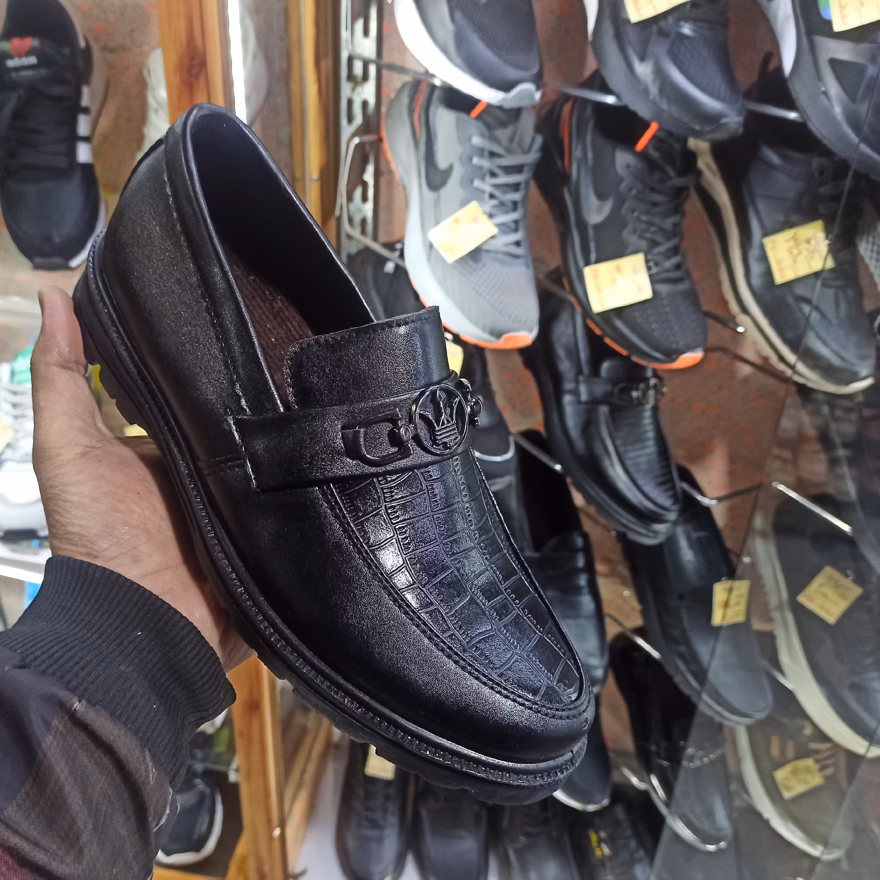 کفش کالج مردانه مشکی سایز 40تا44