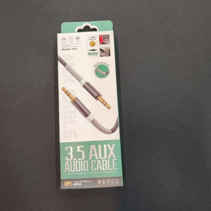 کابل AUX قرمز رنگ مدل Y30