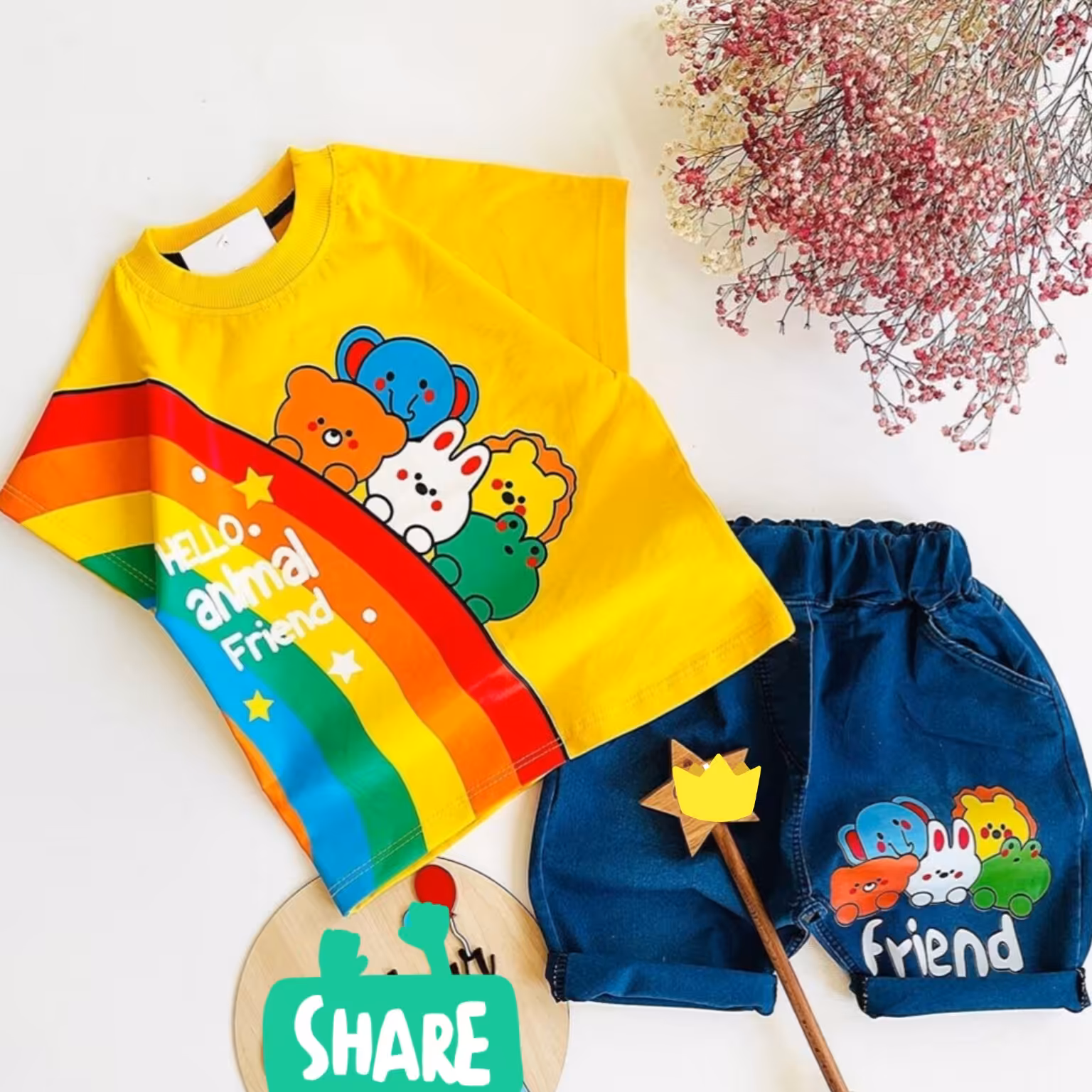 تیشرت شلوارک اسپرت در سه رنگ جذاب  و پرطرفدار مناسب 6 تا 9سال