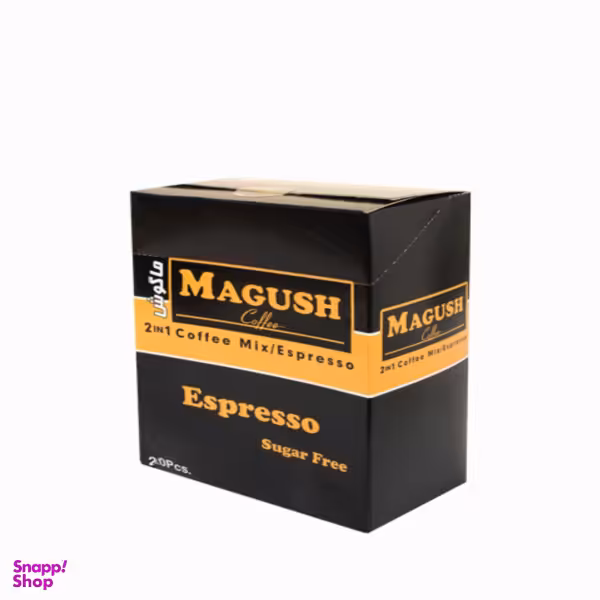 پودر مخلوط قهوه فوری اسپرسو ماگوش بسته 20 عددی