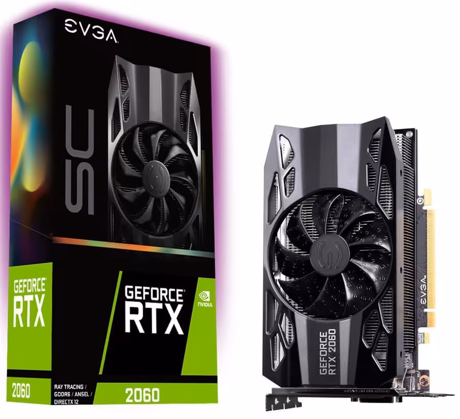 کارت گرافیک ای وی جی ای مدل GeForce RTX 2060 SC GAMING با حافظه 6 گیگابایت