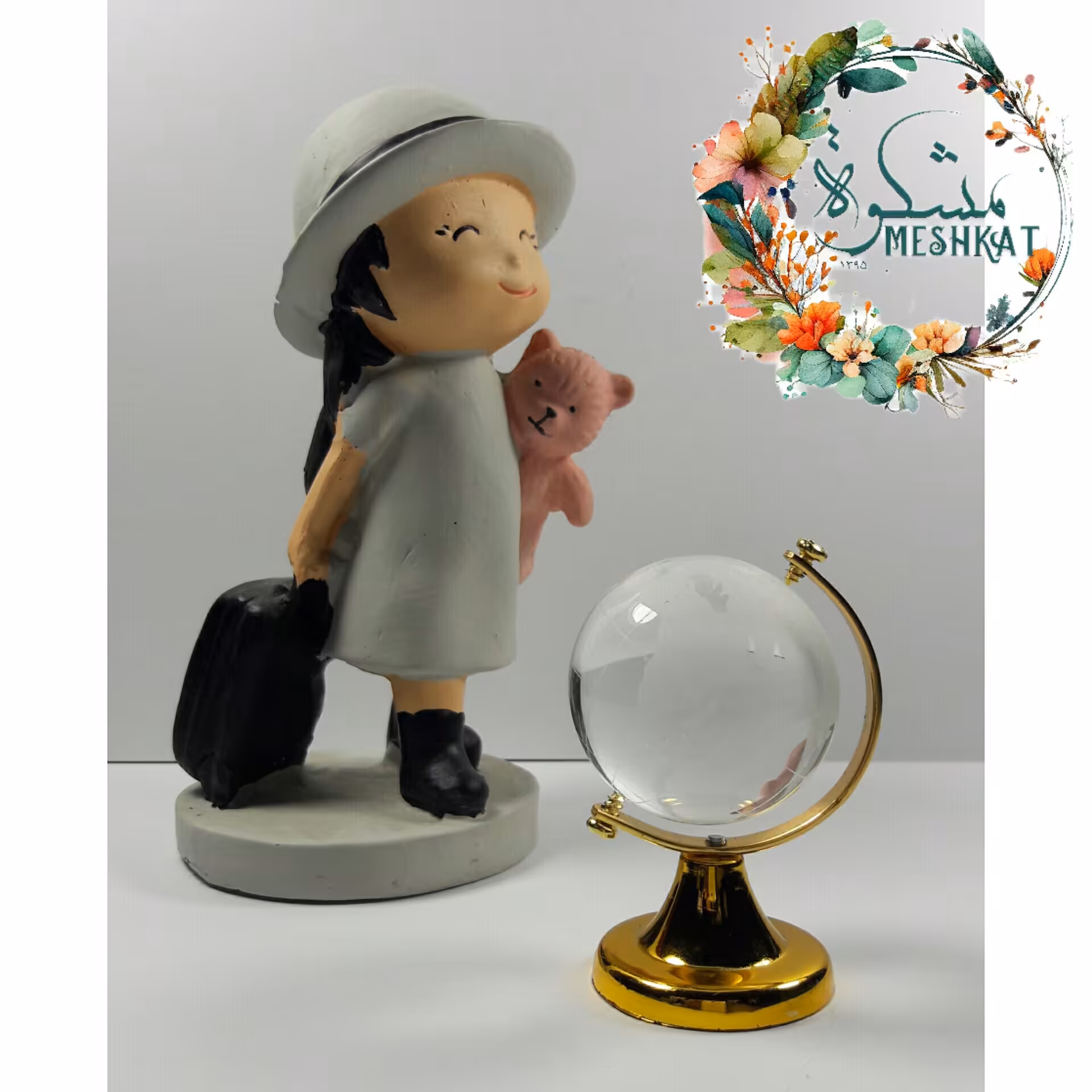 گوی کریستال کره زمین سایز 1