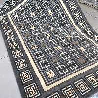 فرش مدرن شادلین سایز  9 متری کد 32029 طوسی 320 شانه 1300 تراکم