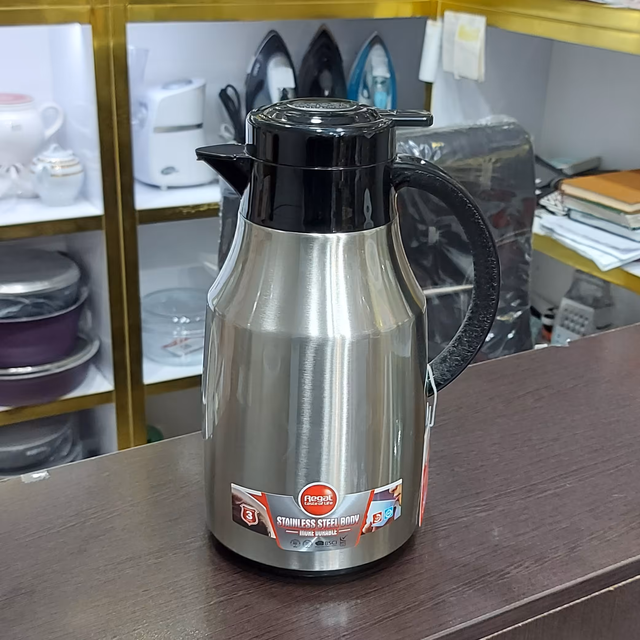 فلاسک (فلاکس) رگال 1.6 لیتری شیشه صورتی