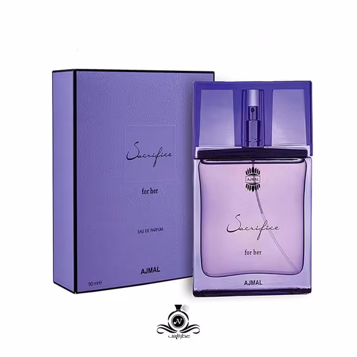 عطر زنانه اورجینال اجمل ساکریفایس بنفش Ajmal Sacrifice