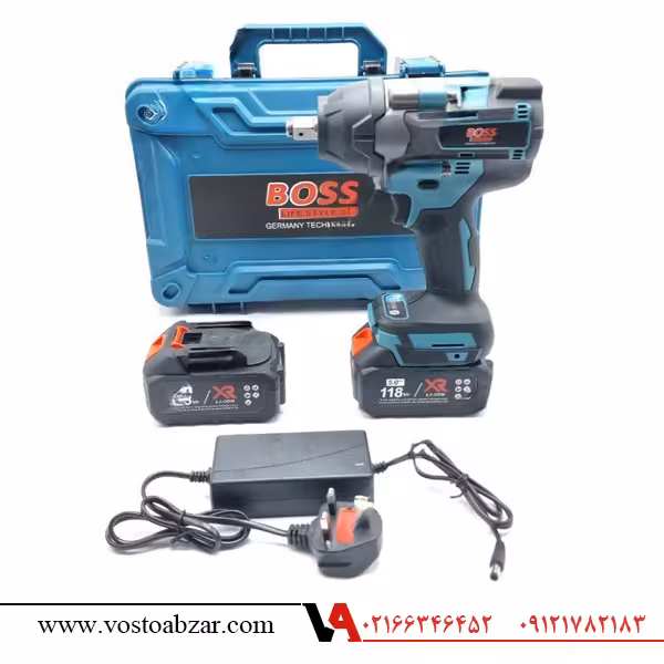 بکس شارژی سوپر صنعتی حرفه ای باس مدل 1643