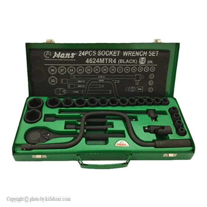 جعبه بکس 24 پارچه هنس مدل 4624MTR4 مشکی