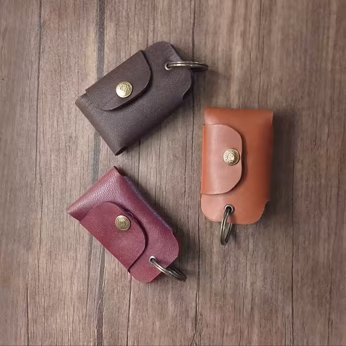 جاکلیدی و کیف  ریموت چرم طبیعی