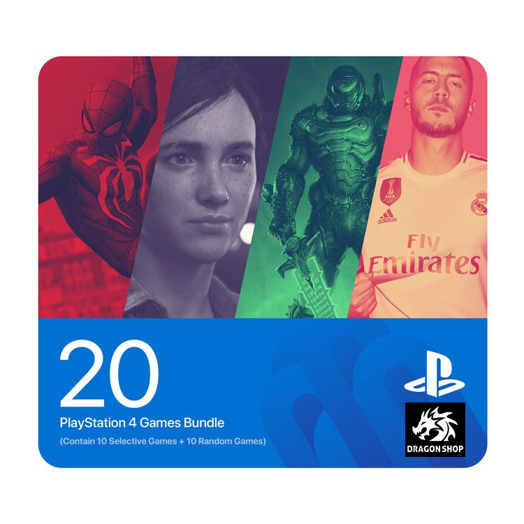 پک 20 بازی PS4 (10 بازی انتخابی  10 بازی رندوم)