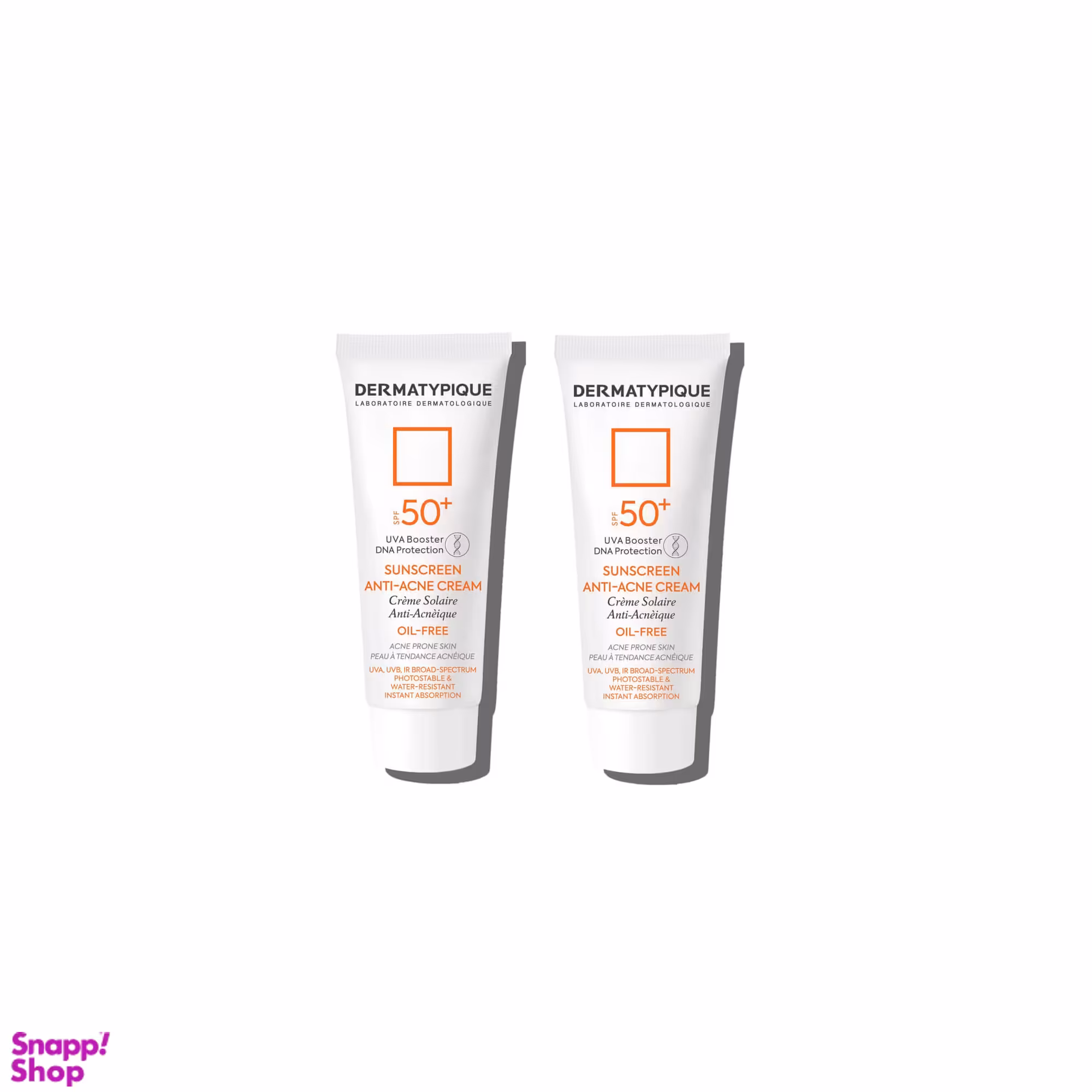 ضد آفتاب درماتیپیک (Dermatypique) مناسب پوست چرب و جوش‌دار با +SPF50 حجم 40 میلی لیتر مجموعه 2 عددی