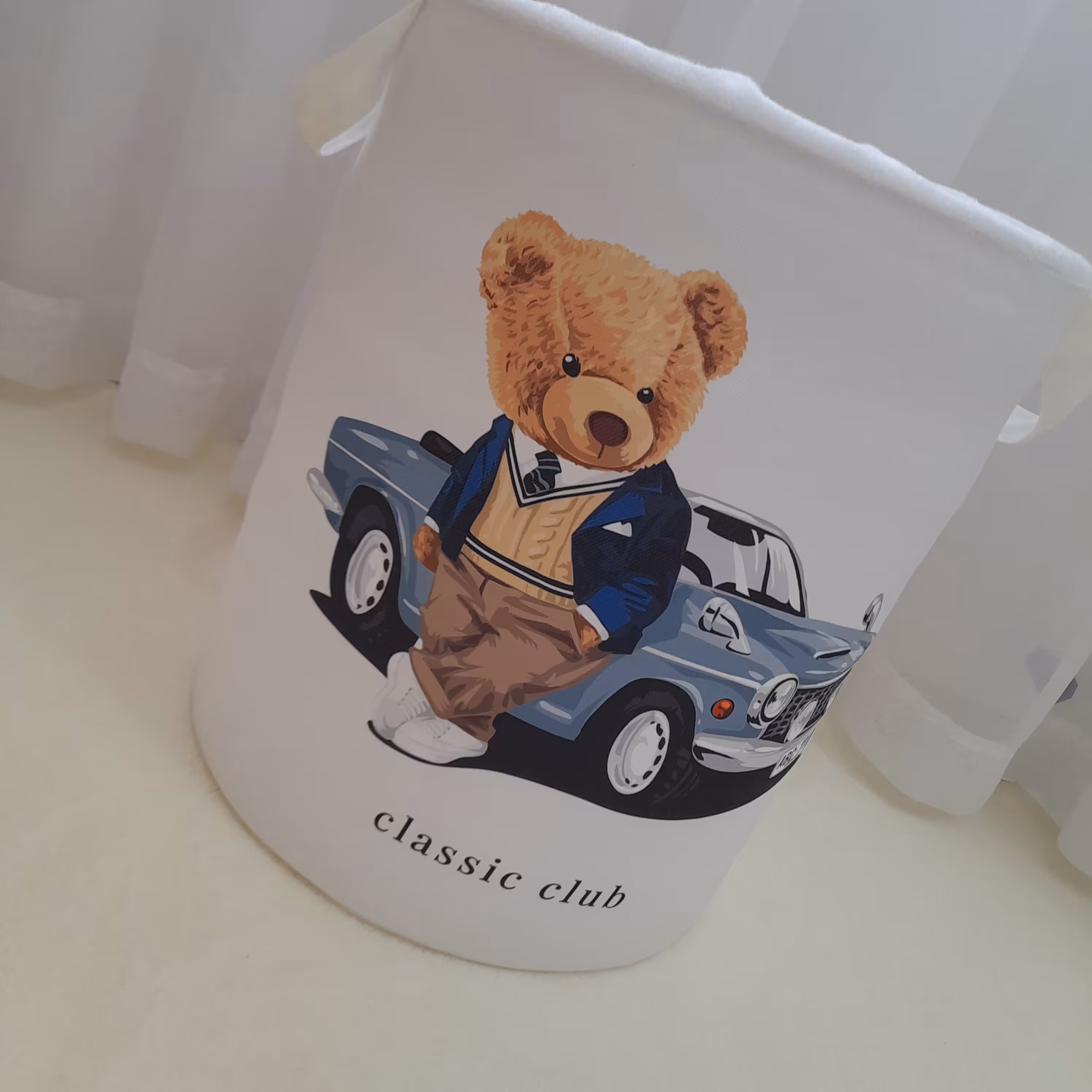 باکس پارچه ای طرح خرس کلاسیک 