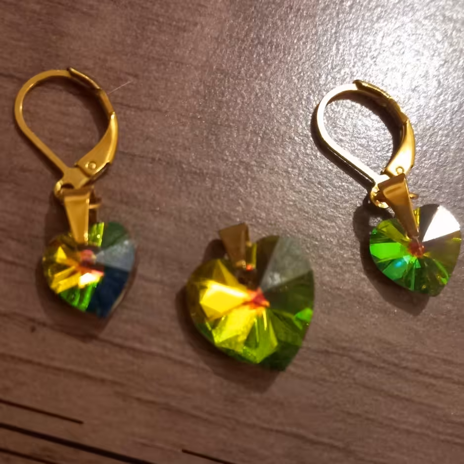 نیم ست ژوپینگ طرح قلبی 