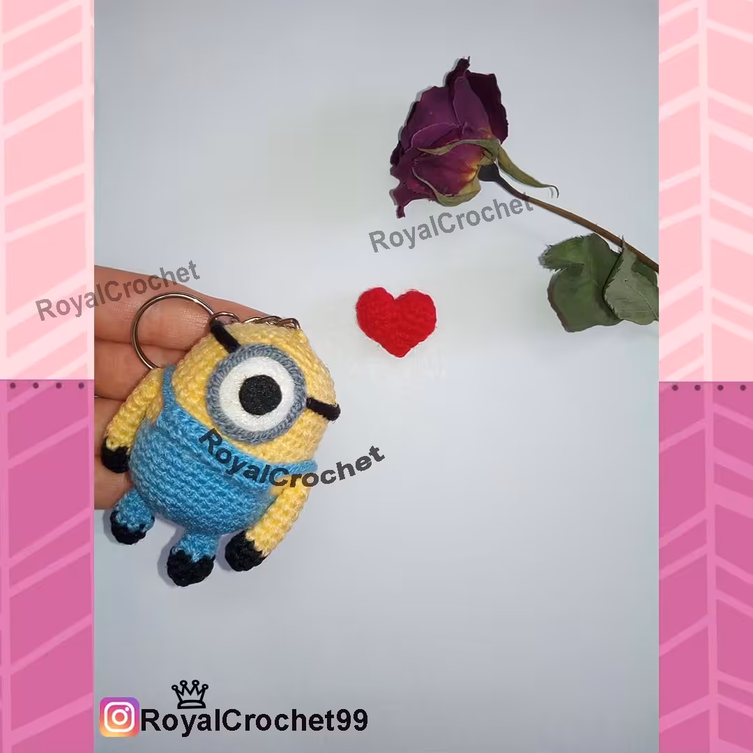 جاسوئیچی بافتنی طرح مینیون