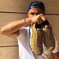 کتانی رانینگ نایک ایر مکس 97 طلایی          Nike Air Max 97