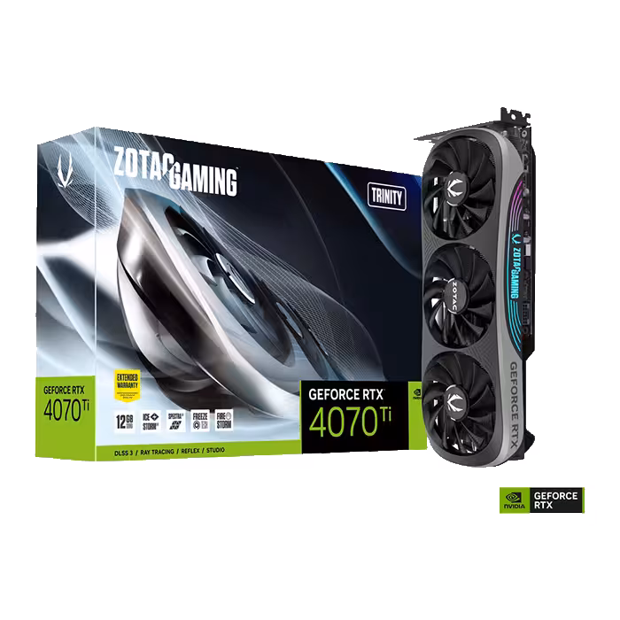 قیمت و خرید کارت گرافیک زوتک مدل ZOTAC GeForce RTX 4070 Ti Trinity