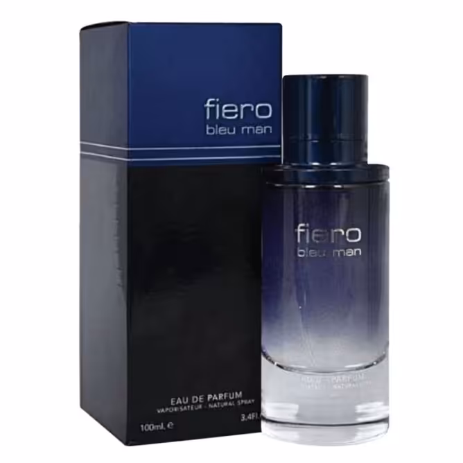 ادکلن مردانه فراگرنس ورد مدل فیرو بلو من Fiero Blue Man حجم 100میل