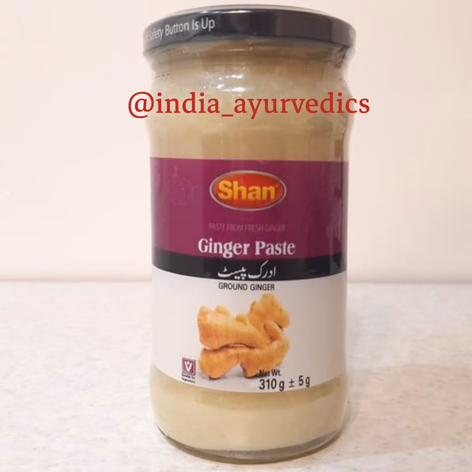 میکس زنجبیل خالص و آماده 310گرم جهت پخت انواع غذا و شیرینی تولید پاکستان 