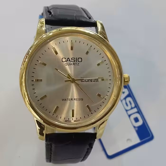 ساعت کاسیو بند چرم