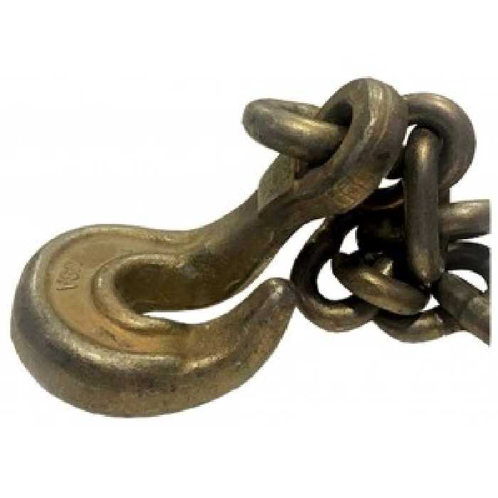 زنجیر یکسر قلاب کج 3 متری سایز 8