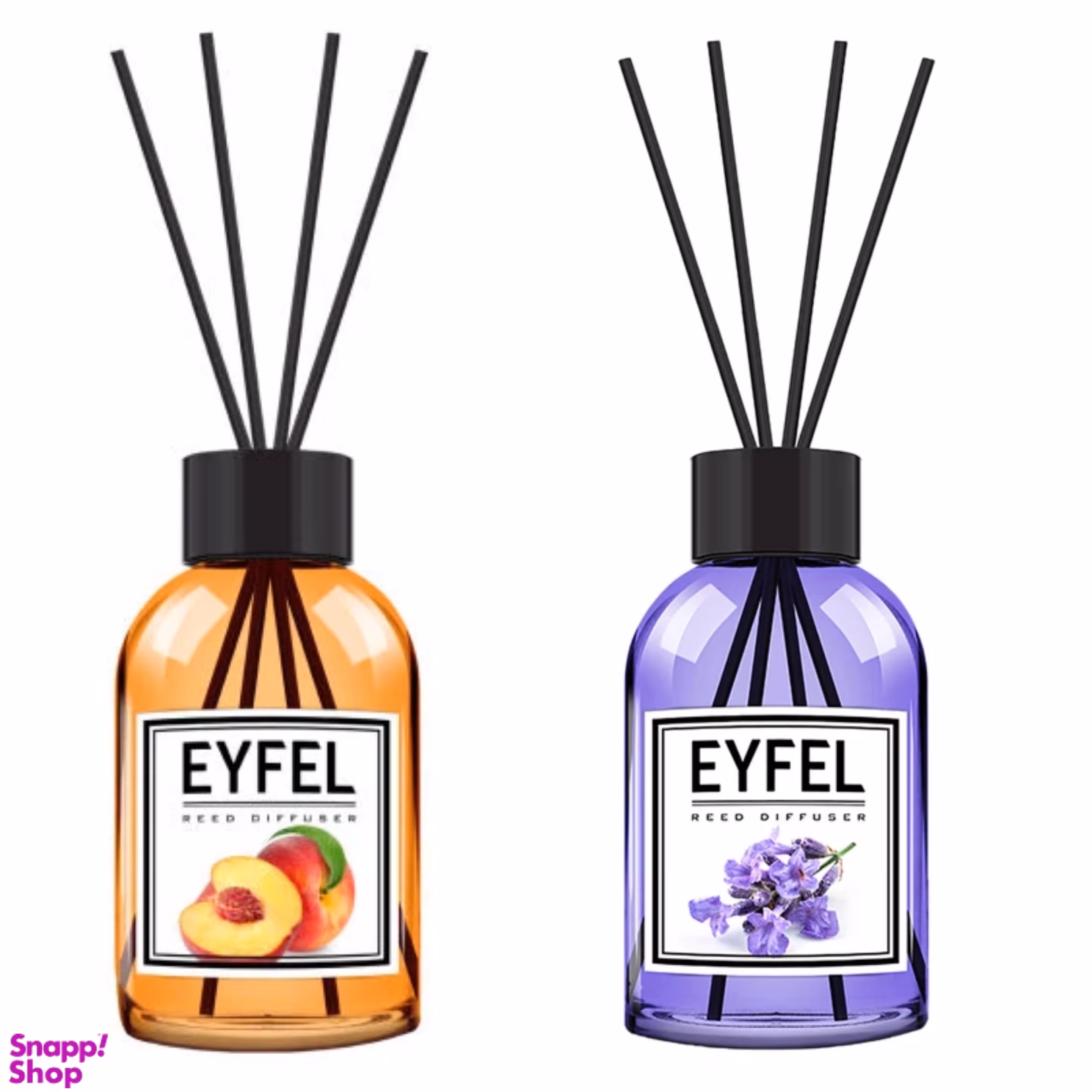 خوشبو کننده هوا ایفل مدل لوندر و هلو حجم 120 میلی لیتر بسته 2 عددی