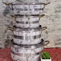 قابلمه 7پارچه اسکاپ طرح سنگ
