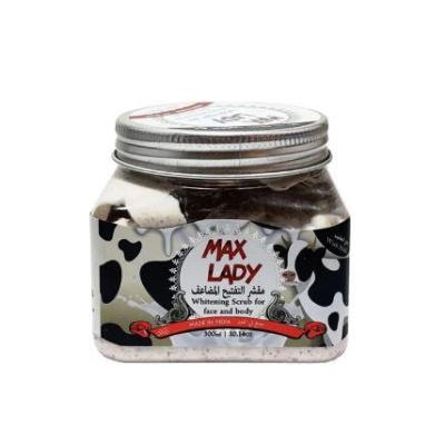 اسکراب لایه بردار پوست مکس لیدی مدل milk حجم 300 میلی لیتر