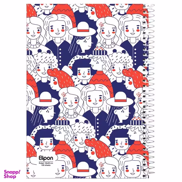 دفتر مشق 100 برگ الیپون کد 2413256