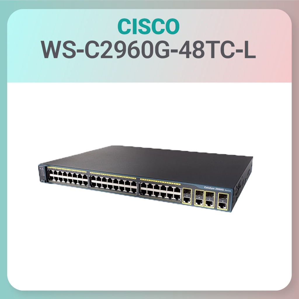 سوئیچ سیسکو کارکرده WS-C2960G-48TC-L