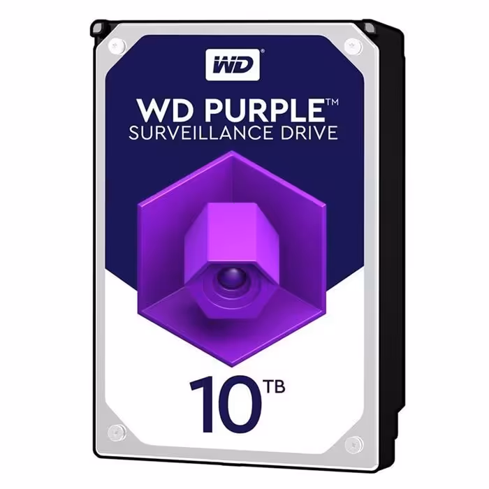 هارد دیسک اینترنال وسترن دیجیتال سری Purple WD101PURX با ظرفیت 10 ترابايت