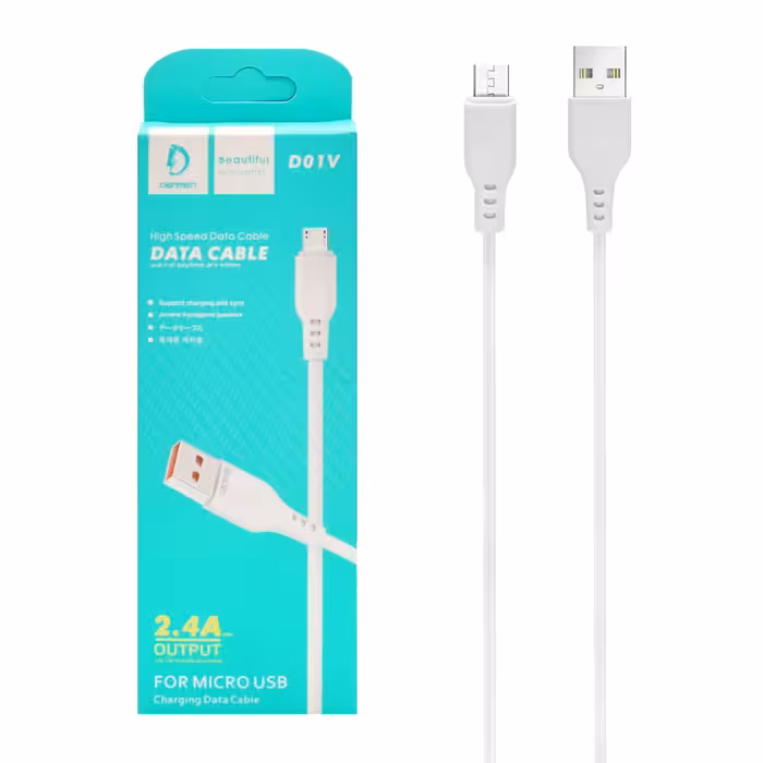 کابل شارژ فست اندروید DENMEN مدل D01V
