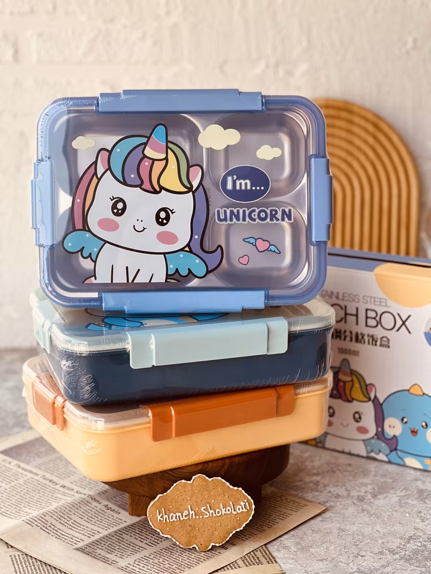 لانچ باکس 1000 میل فانتزی سایز بزرگ کد00183