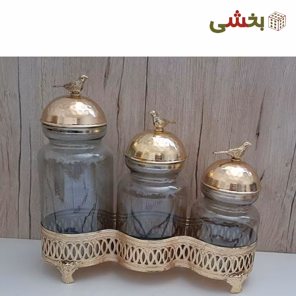 کندی باکس 3 عددی طرح رولت طلایی شامپاینی