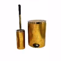 سطل و فرچه روشا آنتیک تمام طلایی هارمونی