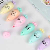 هایلایتر هویج رنگی رنگی شبیه آدمک 6 رنگ 