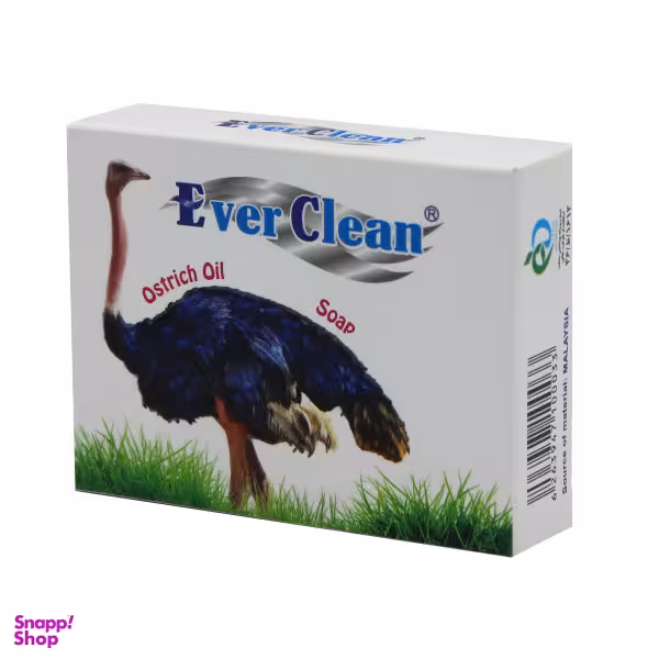 صابون گلیسیرینه اورکلین (Ever clean) مدل شتر مرغ وزن 65 گرم