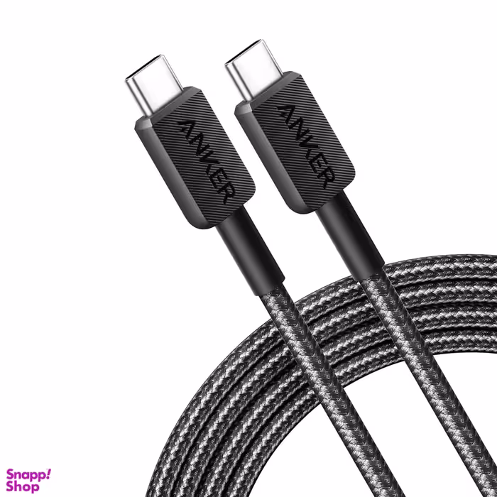 کابل تبدیل USB-C به USB-C انکر مدل 322 A81F6 طول 1.8 متر