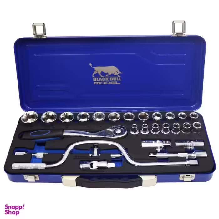 مجموعه 27 عددی آچار بکس مدل بول کد YPAP-027PCS