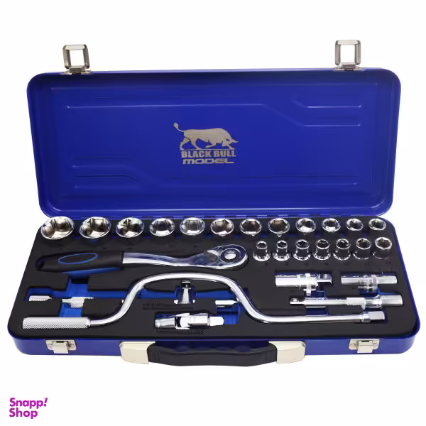 مجموعه 27 عددی آچار بکس مدل بول کد YPAP-027PCS