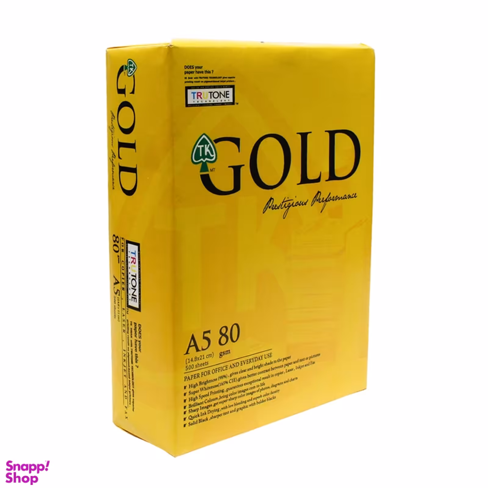 کاغذ A5 گلد کد 10 بسته 10 عددی