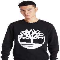سویشرت سفید مردانه YC CORE TREE LOGO خدمه NE Timberland