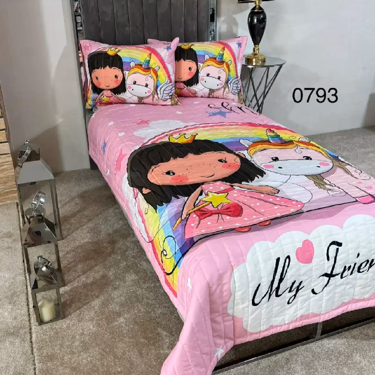 روتختی سه بعدی یکنفره لحاف پنبه دوزی شده ارسال رایگان