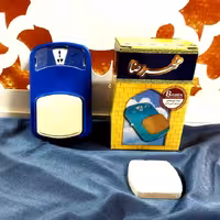 مهر رکعت شمار کلید دار رضا رنگ سرمه ای به همراه مهر یدک