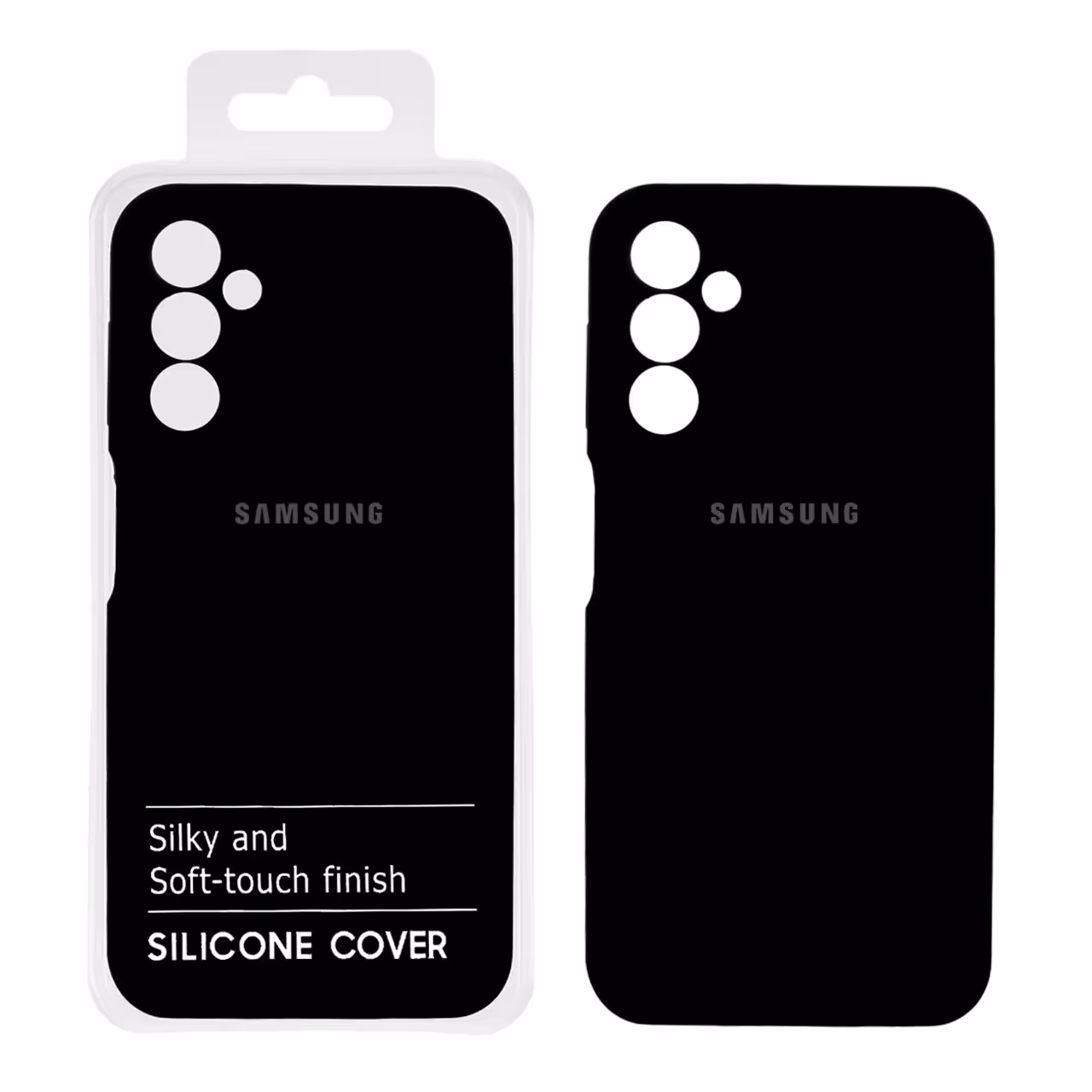 قاب-گارد موبایل سیلیکونی پاک کنی اورجینال درجه یک Samsung Galaxy A14 - مشکی (پک دار)