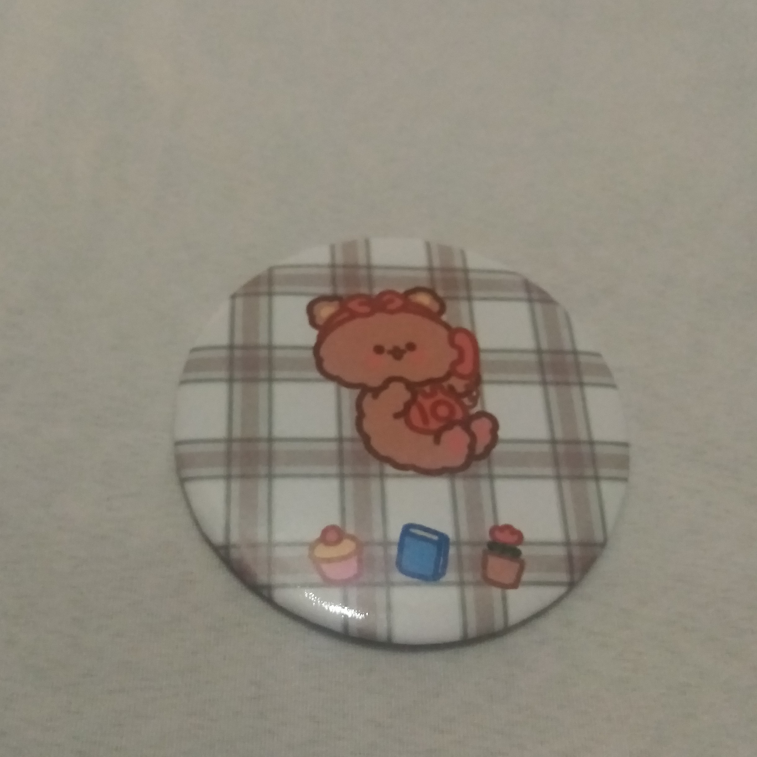 آینه طرح خرس و تلفن